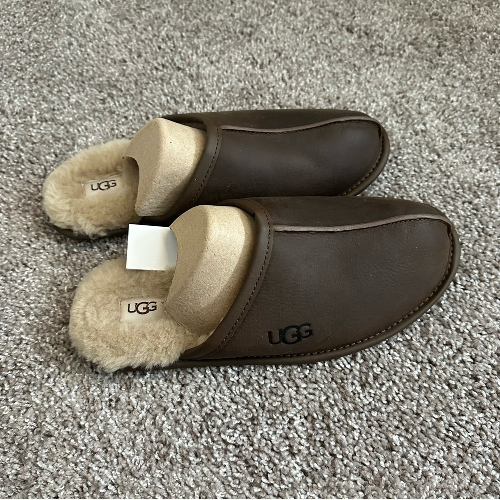 UGG Men’s Scuff slipper - Tan Leather